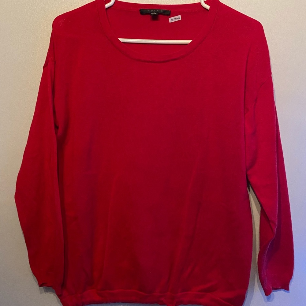 Cyrus - Red Long Sleeve Shirt - Small
